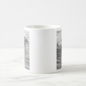 Die Wave Graustufen reiten Kaffeetasse (Mittel)