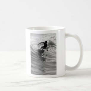 Die Wave Graustufen reiten Kaffeetasse