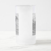 Die Wave Graustufen reiten Mattglas Bierglas (Mittel)