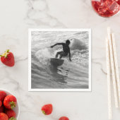 Die Wave Graustufen reiten Serviette (Beispiel)