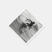 Die Wave Graustufen reiten Serviette (Ecke)