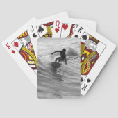 Die Wave Graustufen reiten Spielkarten (Rückseite)