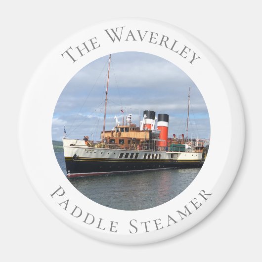 Die Waverley-Paddeldampfschiff Magnet (Vorne)