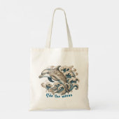 Die Waves Tote Tasche fahren (Rückseite)