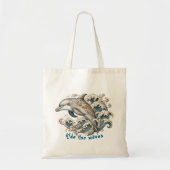 Die Waves Tote Tasche fahren (Vorne)