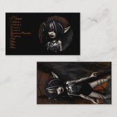 Die Web Master-Fee Visitenkarte (Vorne/Hinten)