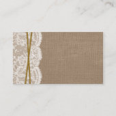 Die Website der rustikalen Hochzeitskollektion für Begleitkarte (Rückseite)