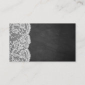 Die Website zur Sammlung Chalkboard & Lace Wedding Begleitkarte (Rückseite)