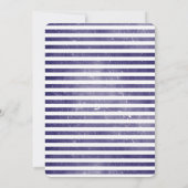 Die wegBabyparty des Ankers Einladung (Rückseite)