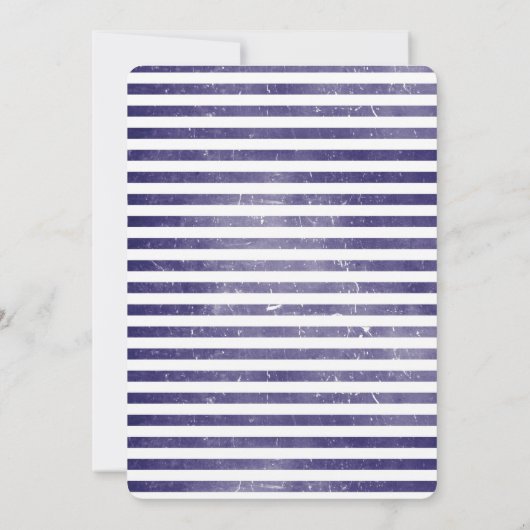 Die wegBabyparty des Ankers Einladung (Rückseite)