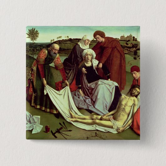 Die Wehklage über dem toten Christus Button (Vorderseite)