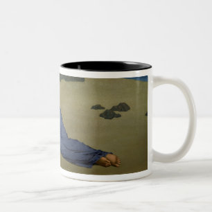 Die Wehklage von Orpheus Zweifarbige Tasse