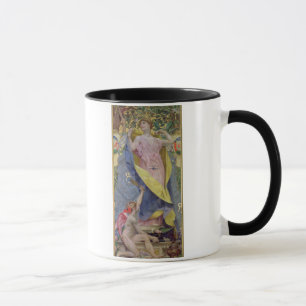 Die weibliche Toilette (Platte) Tasse