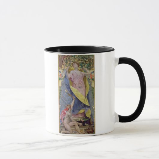 Die weibliche Toilette (Platte) Tasse (Rechts)