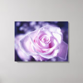 Die weich rosa rosa rosenstarkte Leinwand drucken (Vorderseite)