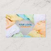 Die weichen Kleider, Waschsalon, Reinigungsservice Visitenkarte (Vorderseite)