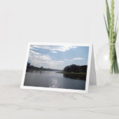 Die Weichsel, die Landschaft von Krakau Karte (Vorderseite)