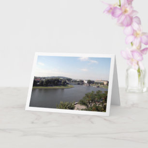 Die Weichsel, Krakau, Polen Karte