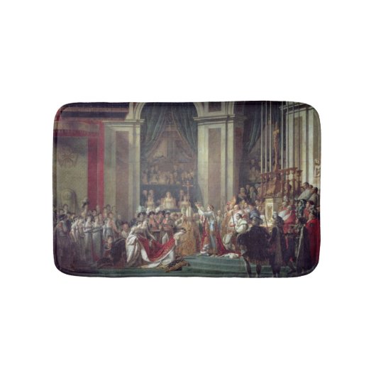 Die Weihe des Kaisers Napoleon Badematte (Vorderseite)