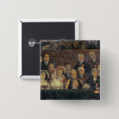 Die Weihe des Kaisers Napoleon Button (Vorne & Hinten)