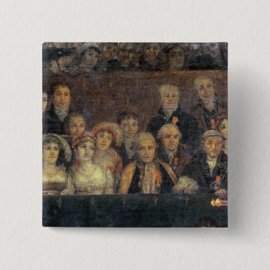 Die Weihe des Kaisers Napoleon Button (Vorderseite)