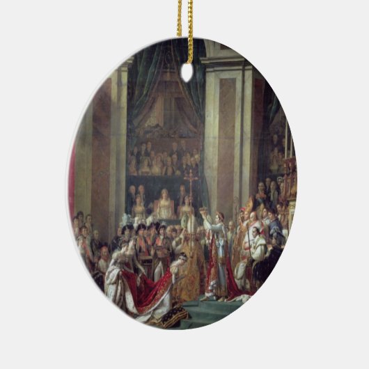 Die Weihe des Kaisers Napoleon Keramikornament (Rechts)