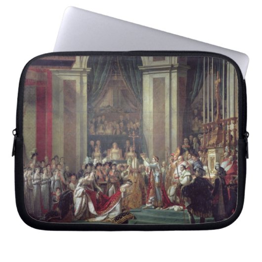 Die Weihe des Kaisers Napoleon Laptopschutzhülle (Vorderseite)
