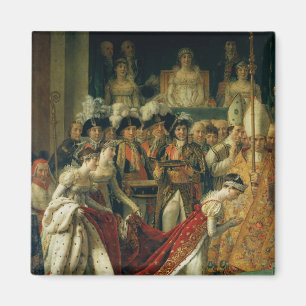 Die Weihe des Kaisers Napoleon Magnet
