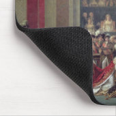Die Weihe des Kaisers Napoleon Mousepad (Ecke)