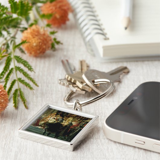 Die Weihe des Kaisers Napoleon Schlüsselanhänger (Seite)