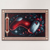 Die Weihnachts-Strumpf-Tarot-Karte Puzzle (Horizontal)
