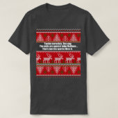 Die Weihnachts-Sweater T-Shirt (Design vorne)