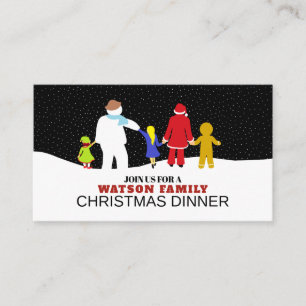 Die Weihnachtsbande, das Weihnachts-Party-Ticket l Begleitkarte