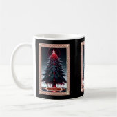 Die Weihnachtsbaum-Tarot-Karte Kaffeetasse (Links)