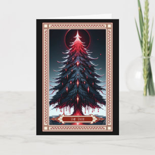 Die Weihnachtsbaum-Tarot-Karte Karte