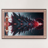 Die Weihnachtsbaum-Tarot-Karte Puzzle (Horizontal)