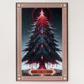 Die Weihnachtsbaum-Tarot-Karte Puzzle (Vertikal)