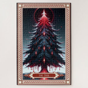 Die Weihnachtsbaum-Tarot-Karte Puzzle