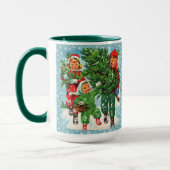 Die Weihnachtsbaum-Tasse Tasse (Links)