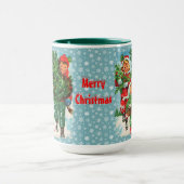 Die Weihnachtsbaum-Tasse Tasse (Zentrum)