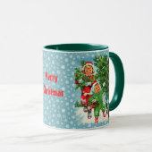 Die Weihnachtsbaum-Tasse Tasse (VorderseiteRechts)
