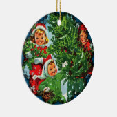 Die Weihnachtsbaumverzierung Keramik Ornament (Rechts)