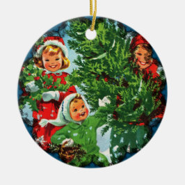 Die Weihnachtsbaumverzierung Keramik Ornament