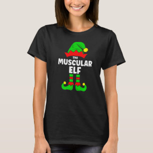 Die Weihnachtsdekorationen der muskulären Elfen T-Shirt