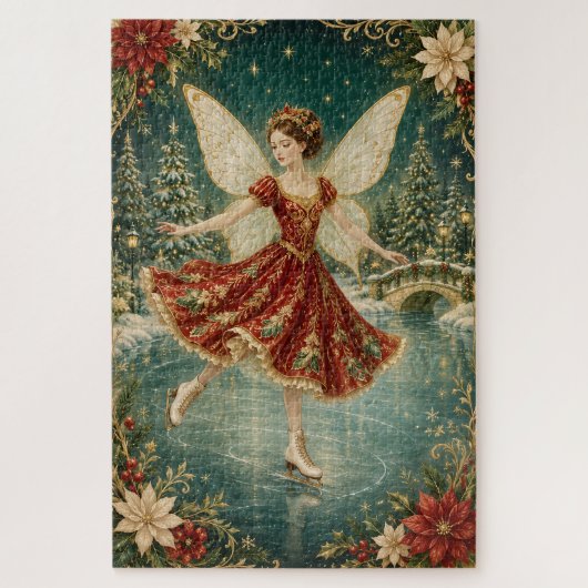 Die Weihnachtseisfee Puzzle (Vertikal)