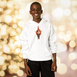 Die Weihnachtself-Junge in meinem Teen zu töten Hoodie