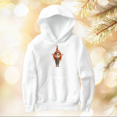 Die Weihnachtself-Junge in meinem Teen zu töten Hoodie