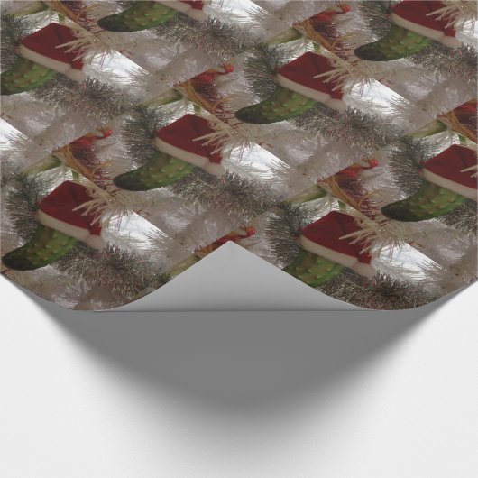 Die Weihnachtsessiggurke Geschenkpapier (Ecke)
