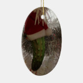 Die Weihnachtsessiggurke Keramikornament (Rechts)