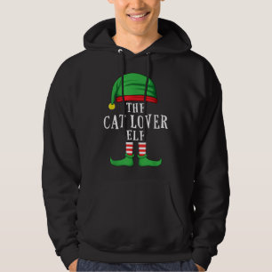 Die Weihnachtsfamilie Cat Lover Elf - Matching Gro Hoodie